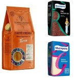 Кофе зерно 1кг, рис и манная крупа